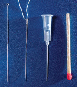 Fig. 1 Needle size comparison