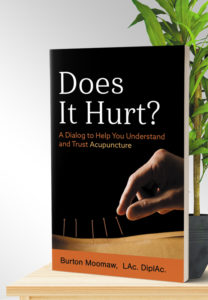 Does It Hurt? A Dialog to Help You Understand and Trust Acupuncture. An introductory book on acupuncture.